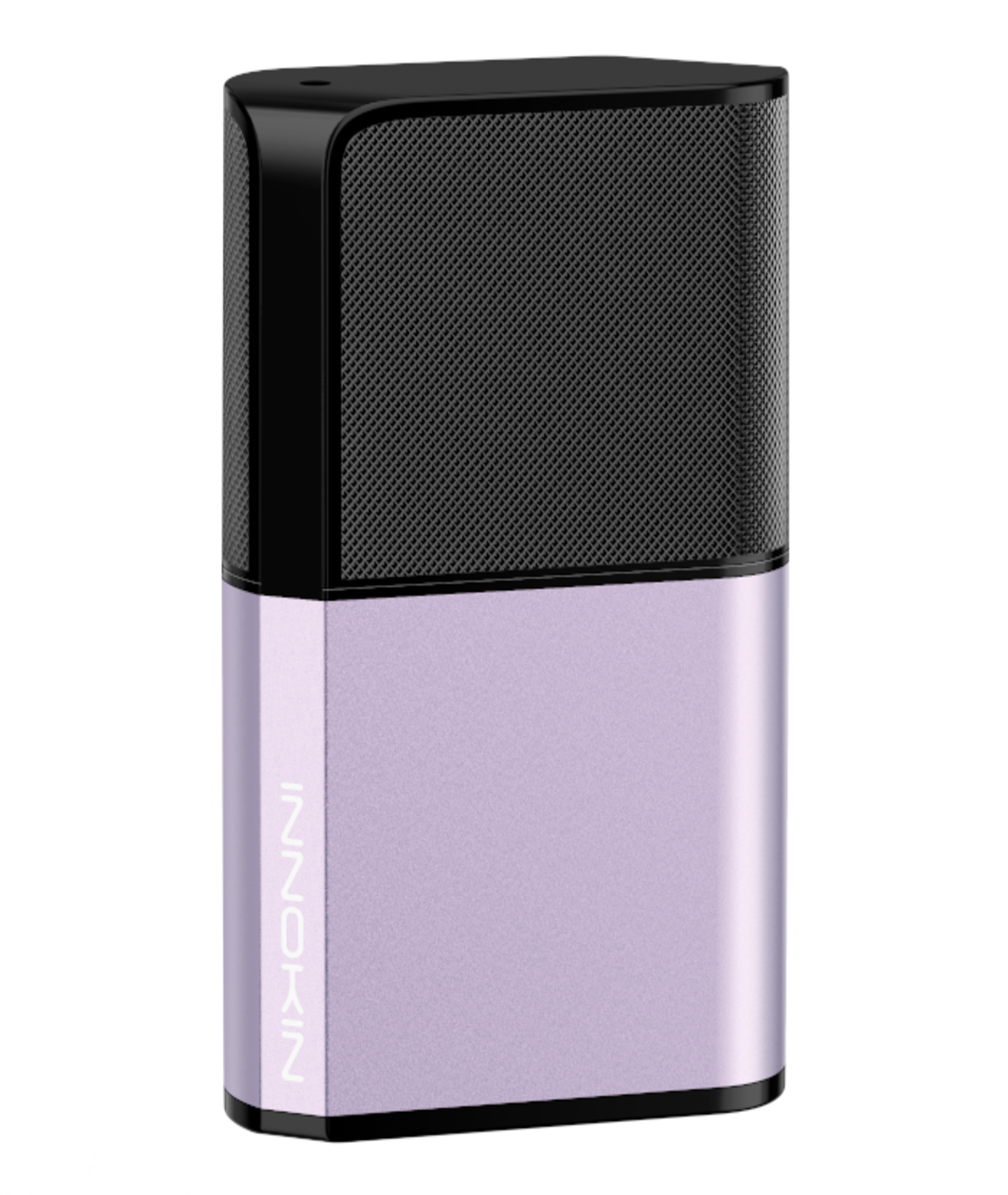 A sleek, rectangular vaporizer with a two-tone design, the Innokin Klypse Zip Kit offers an optimized MTL vaping experience. The upper half is black with a textured finish, while the lower half is smooth light purple, housing a 650mAh battery. The brand name "Innokin" is displayed vertically in white letters on the purple section.